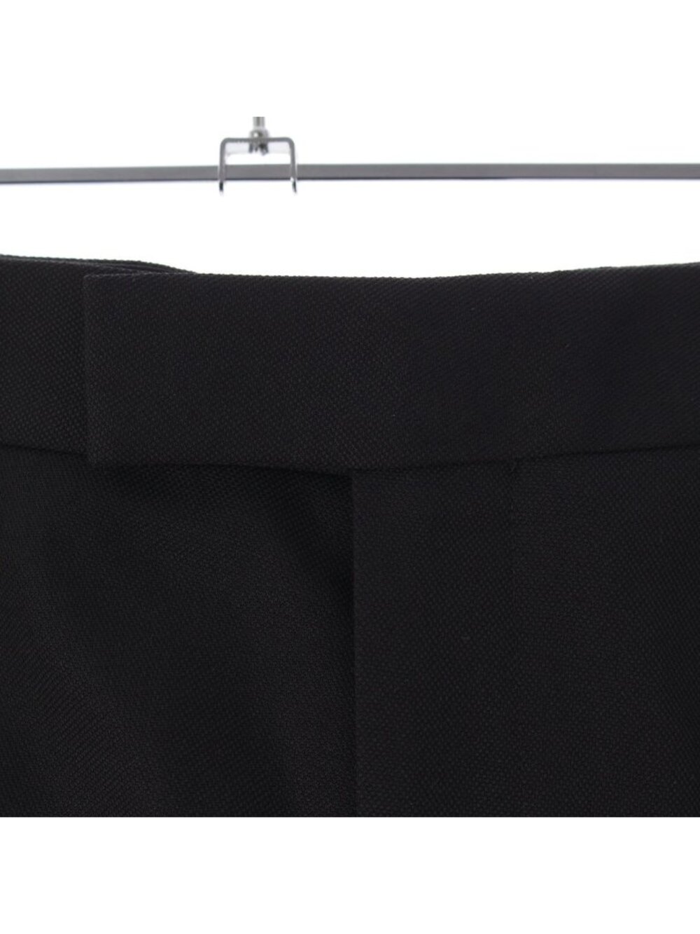 Celine Wool Side Line Trousers Long Pants Black 36 - Picture 3 of 10